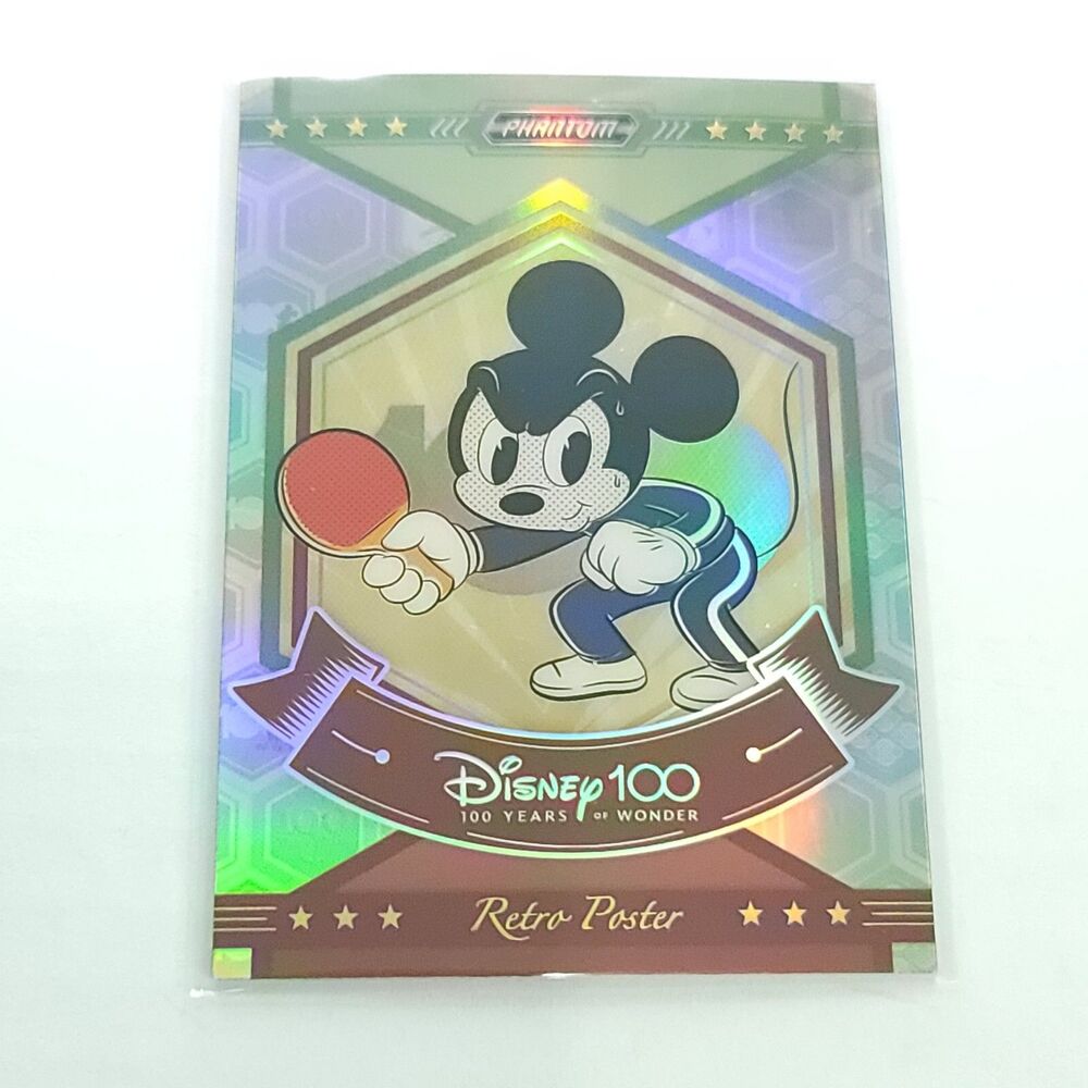 2023 Kakawow Phantom Disney 100 Years of Wonder Mickey Mouse Retro Poster 68/99